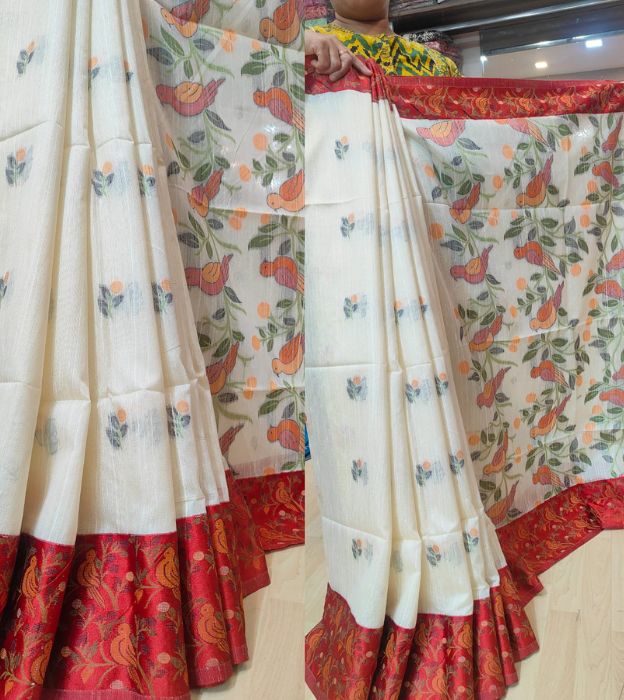 Tashor ghicha silk saree