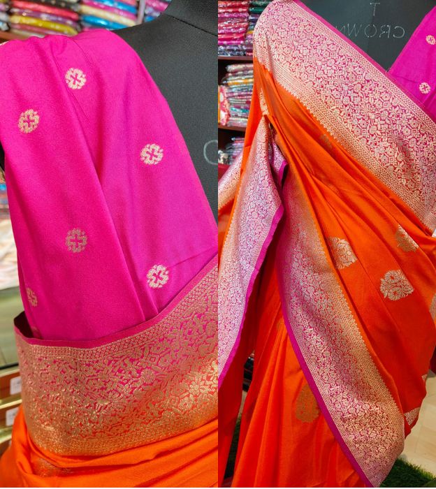 Elegant Viscose Khaddi Silk Saree with Rich Woven Pallu & Blouse Piece