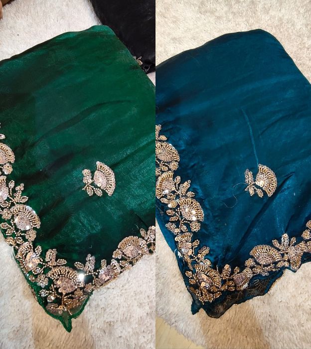 Premium Pure Fandy Designer Saree for Weddings & Party Wear