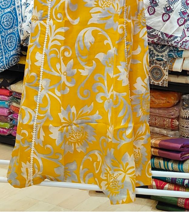 Dabu Cotton Printed Dress – Elegant Everyday Wear