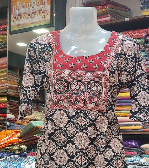 Cotton Printed Ajrakh 2-Piece Set – Elegant Everyday Wear