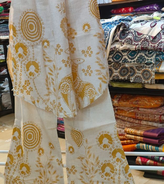 Pure Khaddi Cotton Printed Co-ord Set – Elegant Everyday Wear