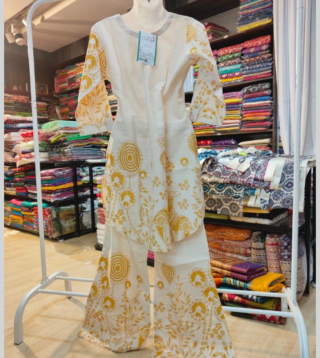 Pure Khaddi Cotton Printed Co-ord Set – Elegant Everyday Wear