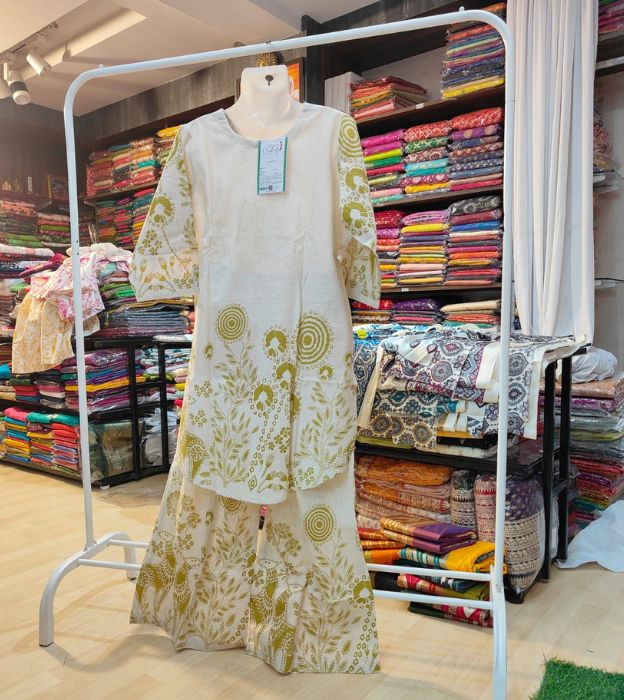 Pure Khaddi Cotton Printed Co-ord Set – Elegant Everyday Wear