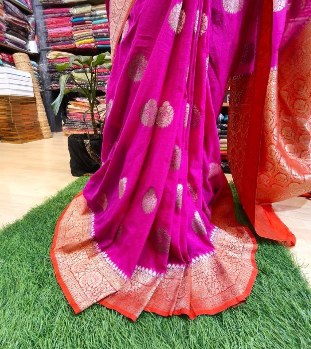 Elegant Motka Georgette Silk Saree for Every Occasion